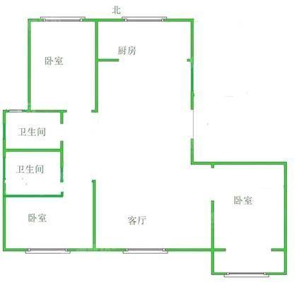 新城悦隽风华3室2厅2卫140㎡