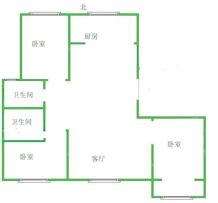 新城悦隽风华3室2厅2卫140㎡