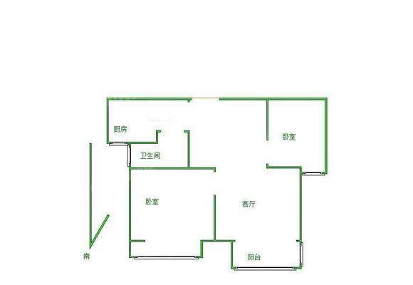 阿尔卡迪亚锦绣天地A区2室2厅1卫80㎡