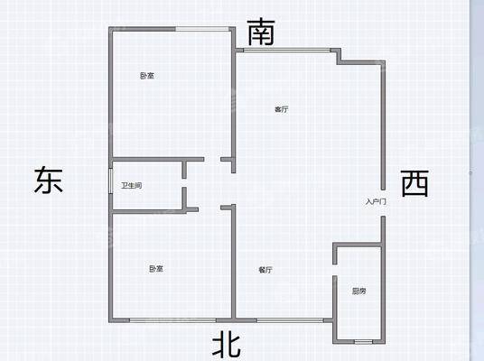 陕西营小区2室2厅1卫91㎡