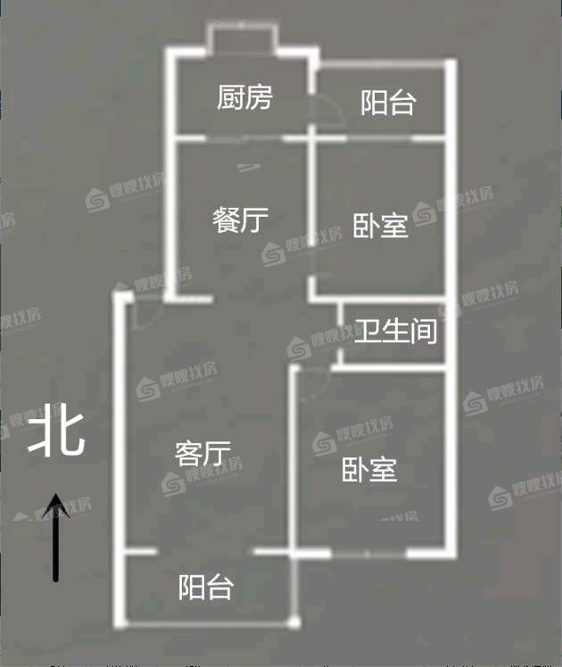 好家园2室2厅1卫110㎡