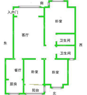 一城枫景3室2厅2卫139㎡