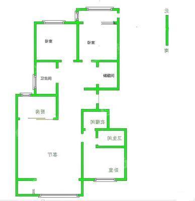 荣盛阿尔卡迪亚新儒苑3室1厅1卫126㎡