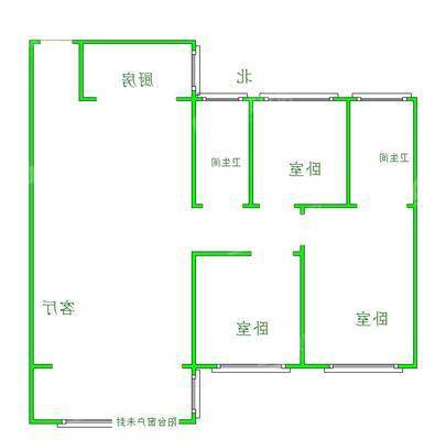 碧桂园江山印3室2厅1卫111㎡