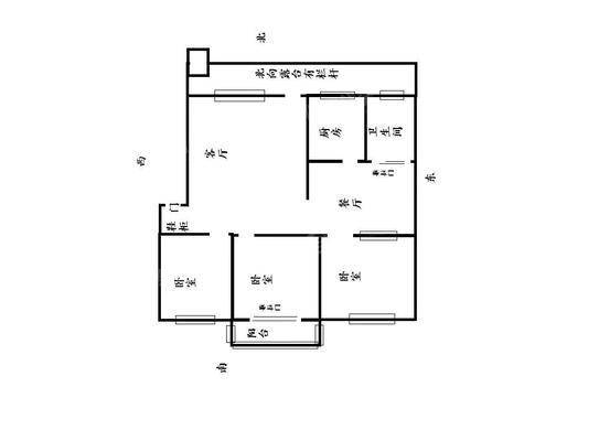 一建小区3室2厅1卫99㎡