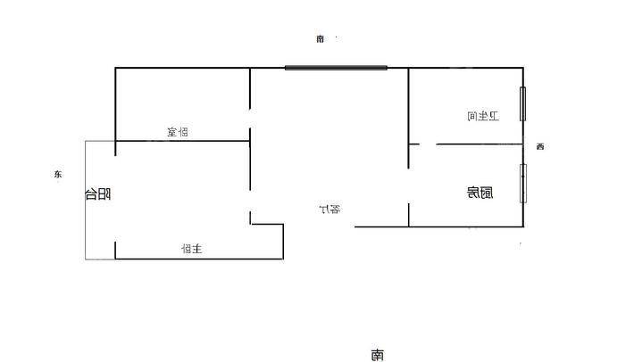 盛泽城市花园2室1厅1卫63㎡