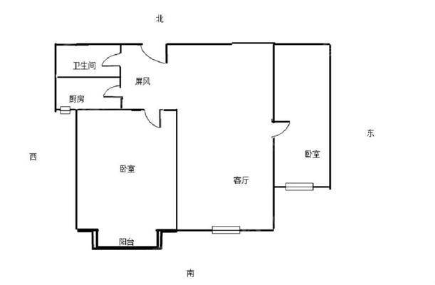 颐和新世界2室2厅1卫98㎡