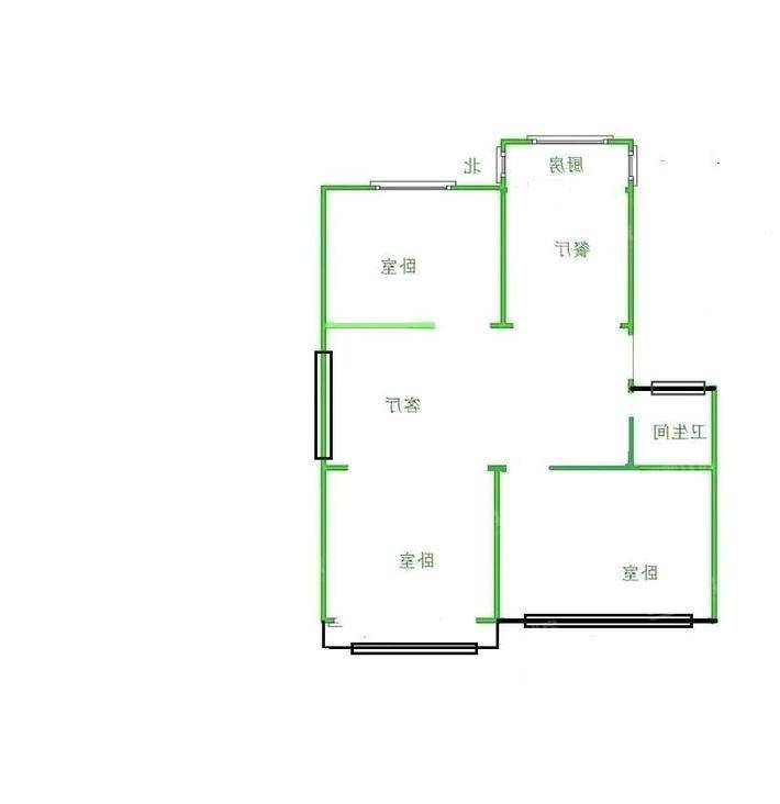农机化学校宿舍（大季屯）3室2厅1卫64㎡