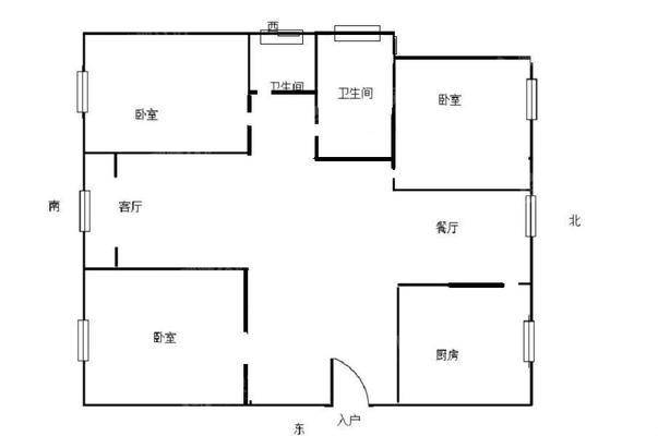 万和城国际广场C区23室2厅2卫139㎡