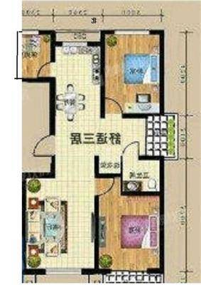 逸城浅水湾3室1厅1卫97㎡