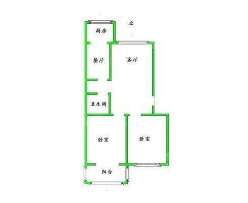欣欣家园2室2厅1卫82㎡