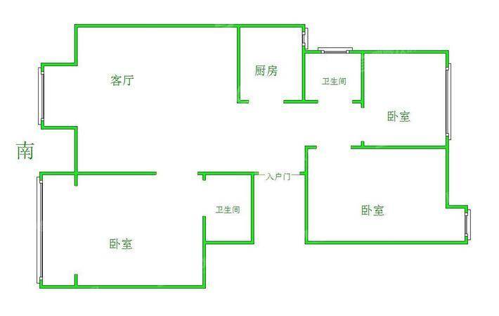 荣盛兰亭苑3室2厅2卫118㎡