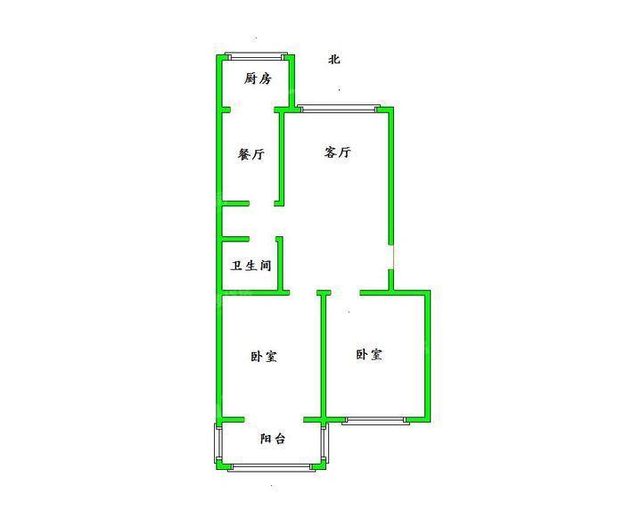 欣欣家园2室2厅1卫82㎡