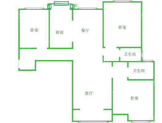 鼓楼上城西院3室2厅2卫140㎡