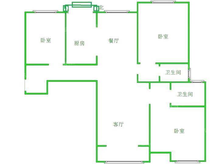 鼓楼上城西院3室2厅2卫140㎡