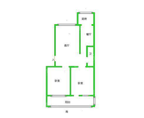 南湖小区工行宿舍2室1厅1卫97㎡