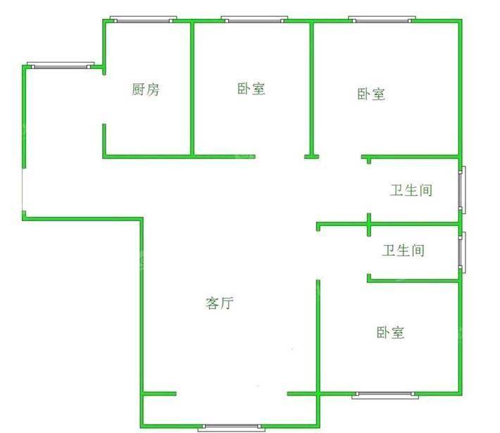 万泰丽景东区3室2厅2卫136㎡
