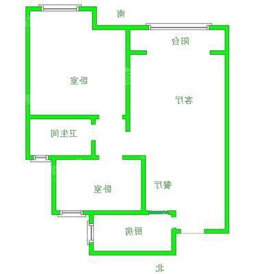 荣盛香堤荣府2室2厅1卫87㎡