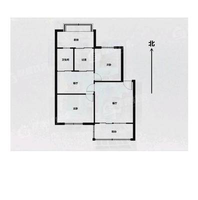 炼油厂第二生活区2室2厅1卫93㎡