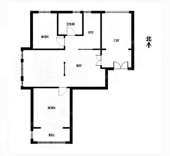 国仕山一期2室2厅1卫111㎡