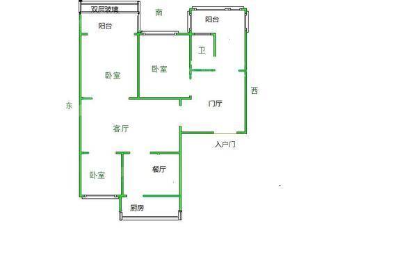 工行宿舍（玛利亚医院附近）3室2厅2卫119㎡