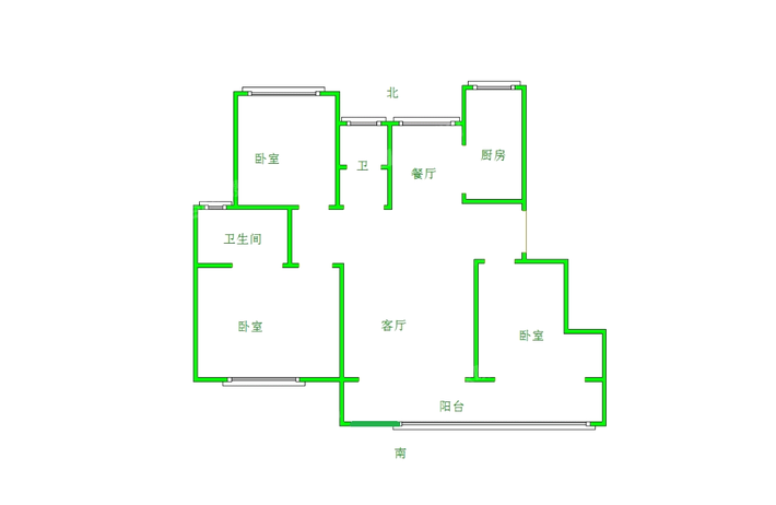 新城玺樾春秋3室2厅2卫149㎡