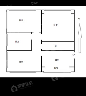 新泰家园3室2厅2卫122㎡