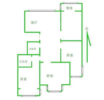 百合世嘉3室2厅2卫132㎡