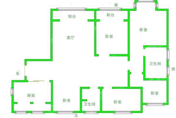 嘉禾一方二期4室2厅2卫199㎡