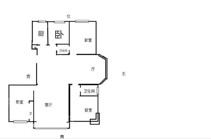 御河新城东区4室2厅2卫163㎡