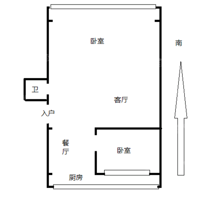 附属医院小区（家属楼2室2厅1卫60㎡