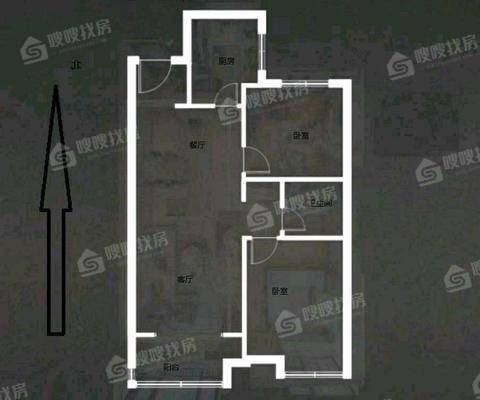 万科新都会2室1厅1卫89㎡