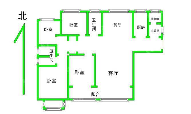 嘉禾一方二期4室2厅2卫198㎡
