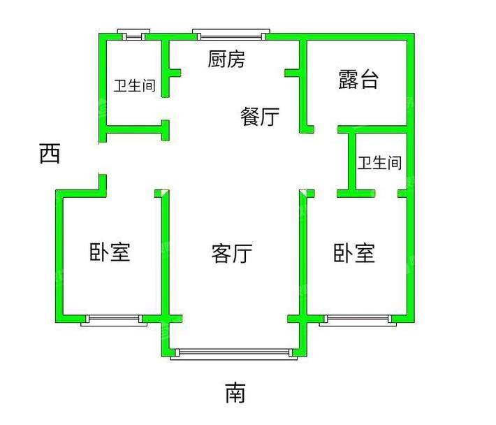 恒顺花园3室2厅2卫112㎡