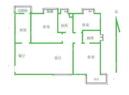 佳苑领域3室2厅2卫127㎡
