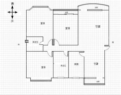 学府花园3室2厅2卫138㎡