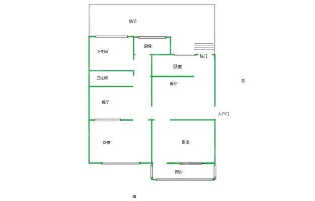 沧州银行宿舍（水月寺）3室2厅2卫106㎡