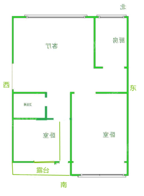 万泰家园2室2厅1卫87㎡
