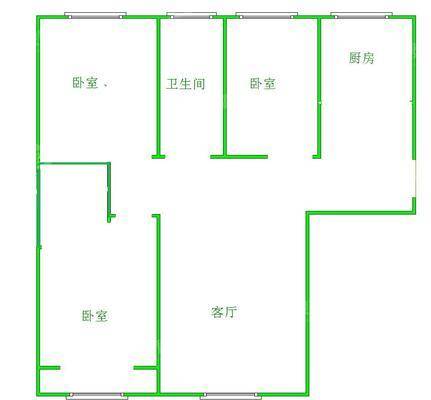 禧福荷堂A区3室2厅2卫120㎡