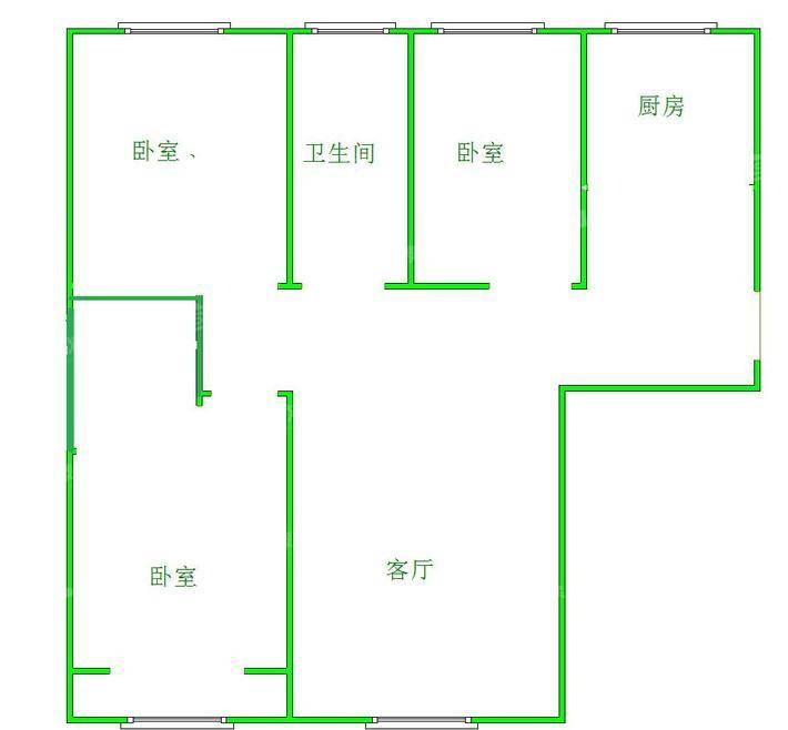 禧福荷堂A区3室2厅2卫120㎡