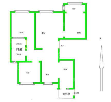 天成郡府东区3室2厅2卫140㎡