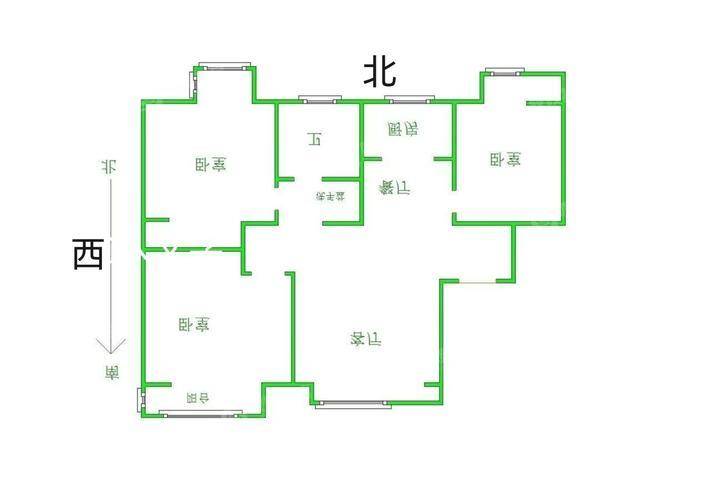 阿尔卡迪亚锦绣天地A区3室1厅1卫89㎡