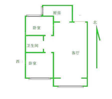 泽信云尚2室2厅1卫85㎡