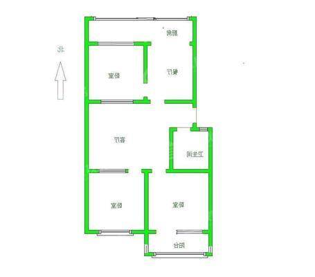 沧兴运捷庄园3室1厅1卫91㎡