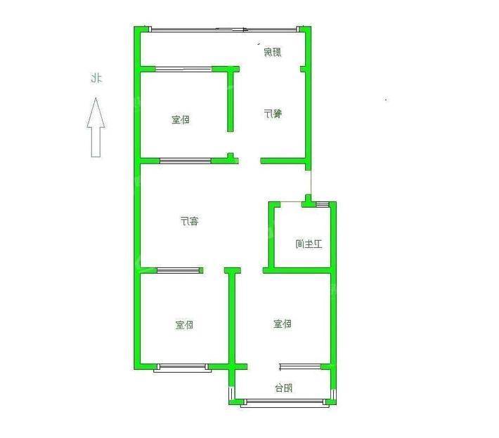 沧兴运捷庄园3室1厅1卫91㎡