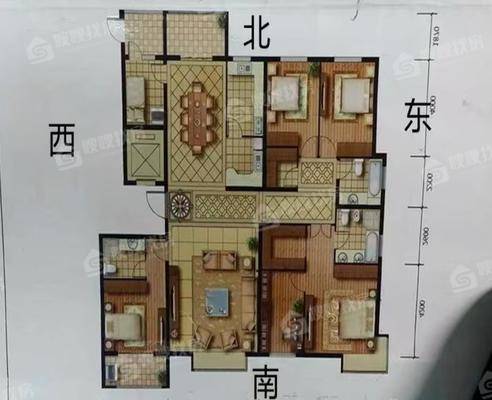 天成明月洲东区5室3厅3卫240㎡