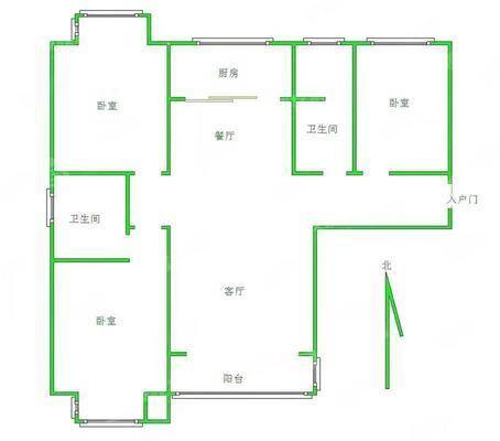 颐和文园东院3室2厅2卫142㎡