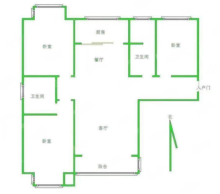 颐和文园东院3室2厅2卫142㎡