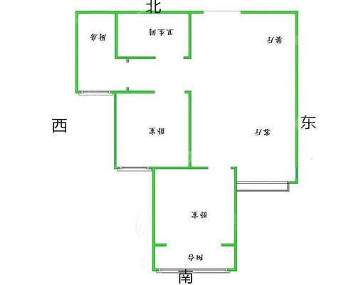 万润绿景园2室2厅1卫77㎡
