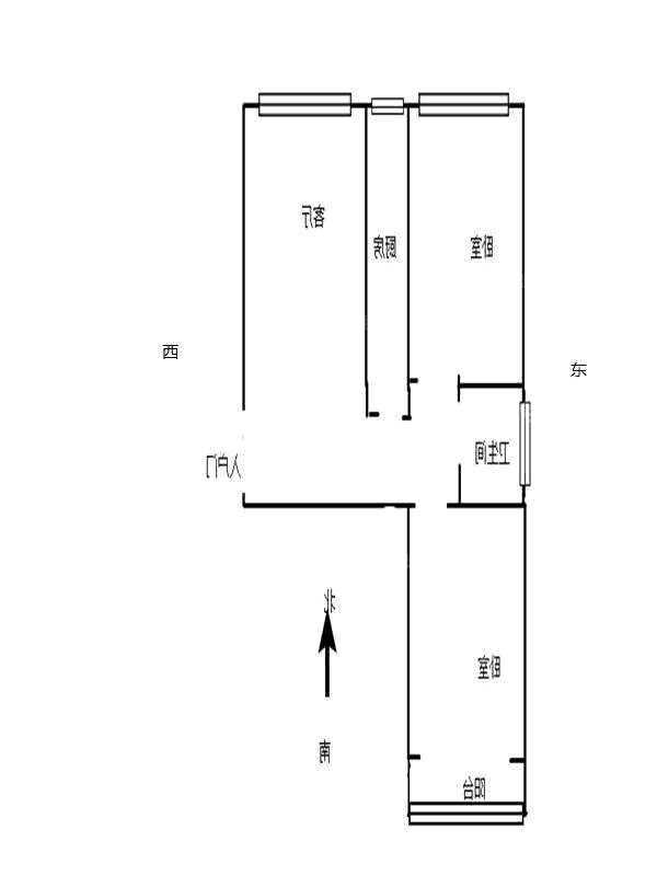 御宇国际一期（秀瑞苑）2室2厅1卫86㎡